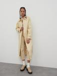 Тренч Edited Noorie, кремовый - фото 3