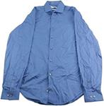 Мужская облегающая рубашка Calvin Klein из эластичного материала, Denim - фото