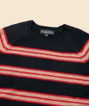 Свитер Wool Archive Stripe с круглым вырезом Brooks Brothers, цвет Black - фото 2