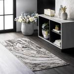 nuLOOM Drea Marble Abstract ковер, 153 x 244 см, Grey - фото 5