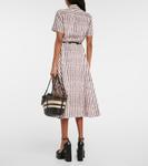 Платье миди kiera с принтом Altuzarra, мультиколор - фото 3