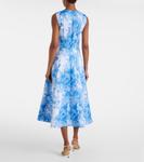 Макси-платье Мара Emilia Wickstead, Damask Floral Blue - фото 3