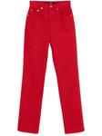 Джинсы Jacquemus Le de Nîmes Droit, красный - фото