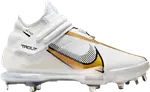 Бутсы Nike Force Zoom Trout 7 Pro Mid 'White Metallic Gold', белый - фото 2