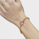 Кольцо-держатель для подвесок Tous Small Hold, серебро/розовый - фото 6