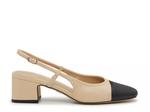 Туфли Sam Edelman Tarra Pump, Sand/Black Leather - фото 5