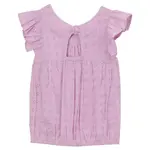 Тканый топ с люверсами для девочек 2–16 лет Lands' End, цвет sunset purple - фото 2