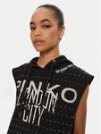 Толстовка свободного кроя Pinko, черный - фото 4