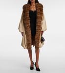 Пальто с поясом Rotate, Cement - фото 6