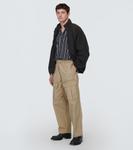 Куртка из хлопкового поплина с логотипом Acne Studios, черный - фото 2