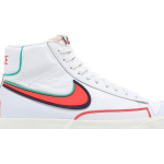 Кроссовки Nike Blazer Mid '77 Infinite 'White Blue Void Crimson', белый - фото 2