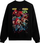 Толстовка Kith For Spider-Man Allies Vintage Crewneck 'Black', черный - фото 3