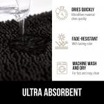 Коврик для ванной Gorilla Grip, 112х66 см, черный - фото 3