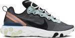 Кроссовки Nike React Element 55 Ocean Cube, черный/белый/оранжевый - фото 2