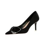 Туфли женские на высоком каблуке Bigtree, черный - фото 2