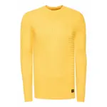 Вязаный свитер Rusty Neal, с современным узором спицами, желтый - фото 3