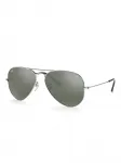 Солнцезащитные очки Aviator Classic Ray-Ban, серебристый - фото