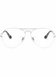 Ray-Ban очки-авиаторы, серебряный - фото