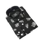 Мальчиковая рубашка с коротким рукавом slim fit в цветочный принт Elie Balleh - фото 2