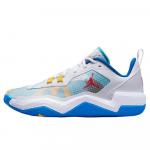 Кроссовки Nike Air Jordan One Take 4, белый/желтый/голубой - фото