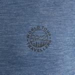 Футболка мужская Forclaz Travel 100 из мериноса с короткими рукавами, синий - фото 9