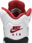 Кроссовки Air Jordan 5 Retro GS Fire Red 2020, белый - фото 7