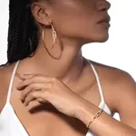 Браслет Messika Move Uno Pavé Flex MM, розовое золото/бриллианты - фото 5