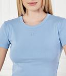 Футболка Деланор Cropped fit Hugo, синий - фото 4