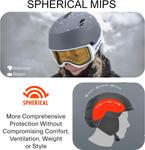 Снежный шлем Giro Grid MIPS, Matte Black - фото 4