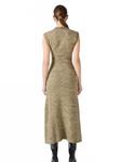 Мелированный вязаный миди-платье в цвете галька THIRD FORM, Pebble - фото 2
