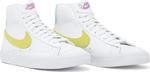 Кроссовки Nike Blazer Mid '77 GS 'White Light Zitron', белый - фото 9