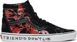 Кеды Vans Stranger Things x Sk8-Hi Reissue Upside Down, черный - фото
