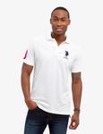 Футболка поло U.S. Polo Assn. Big Logo Solid, белый - фото