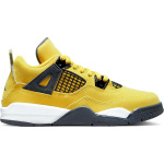 Кроссовки Air Jordan 4 Retro PS Lightning 2021, желтый - фото