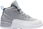 Кроссовки Air Jordan 12 Retro PS University Blue, серый - фото