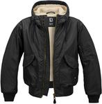 Куртка Brandit CWU Hooded с капюшоном, черный - фото 2