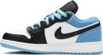Кроссовки Air Jordan 1 Low SE GS Laser Blue, синий - фото 3