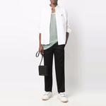 Футболка белая Paris Ami De Coeur с вышитым логотипом AMIPARIS - фото 3