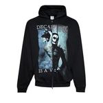 Худи Vetements Cof Cut-Up Oversized Zip-Up Hoodie, Black/Black - фото