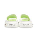 Шлепанцы унисекс Run Manner, белый/зеленый - фото 17