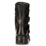 Кожаные ботинки до середины икры New Rock-391-S18, черный - фото 6