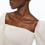 Блузка H&M Peplum, белый - фото 7