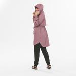 Куртка Quechua Raincut походная водонепроницаемая длинная женская, розовый - фото 5