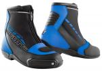 Мотоциклетные ботинки Bogotto Lap с укреплением на лодыжке, черный/синий - фото