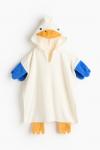 Детское полотенце-пончо H&M Cape Type For Babies, 55X50 см, белый - фото