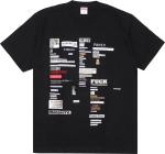 Футболка Supreme Cutouts Tee 'Black', черный - фото