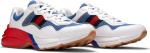 Кроссовки Gucci Rhyton White Blue Red Reflective, белый - фото 9