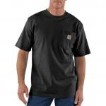 Футболка Carhartt K87 Loose Fit Heavyweight Short Sleeve Men's, черный - фото 4