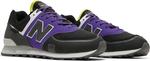 Кроссовки New Balance 574T 'Black Purple', фиолетовый - фото 9