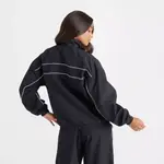 Куртка Women's DAILYSZN Weather-Resistant Piped Woven Full-Zip, черный - фото 4